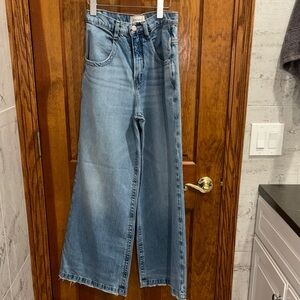 Frame Denim Light Blue Flare Jeans